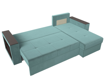 Диван угловой Дубай Лайт, велюр, правый угол