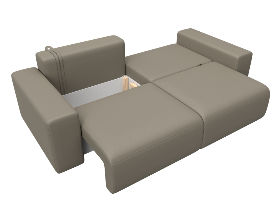 Диваны еврокнижки, Диван прямой Лига-036 НПБ Классик, экокожа GRIFON