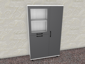 Модульная система Грейс Шкаф ШК-5083  Снежный Ясень