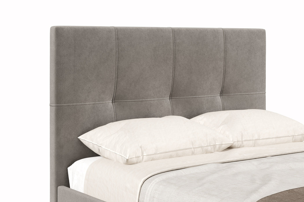 Мягкая кровать, Кровать Марсель 1400 с подъёмным механизмом,  велюр