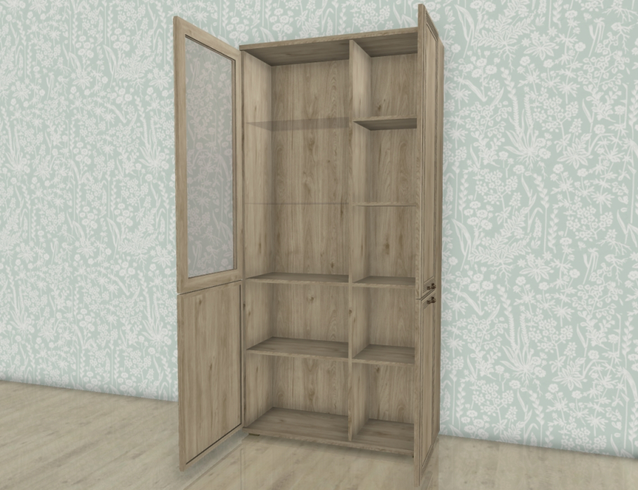 Шкафы двухстворчатые, Модульная система Карина Шкаф ШК-1072