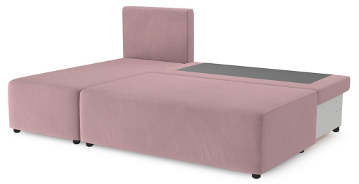 Угловой диван Каир Lux, велюр, левый