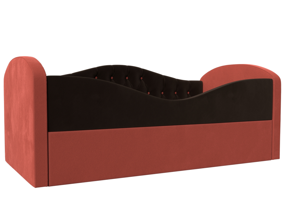 Кровати одноярусные, Детская кровать Сказка Люкс, микровельвет