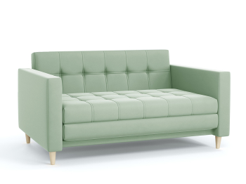 Диван-кровать еврокнижка Квадро, велюр