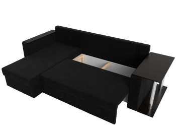 Угловой диван Атланта левый угол, микровельвет