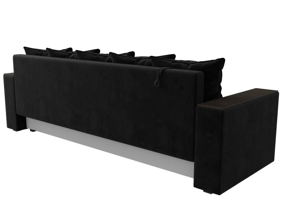 Диваны прямые, Диван прямой Дубай Лайт полки справа, велюр