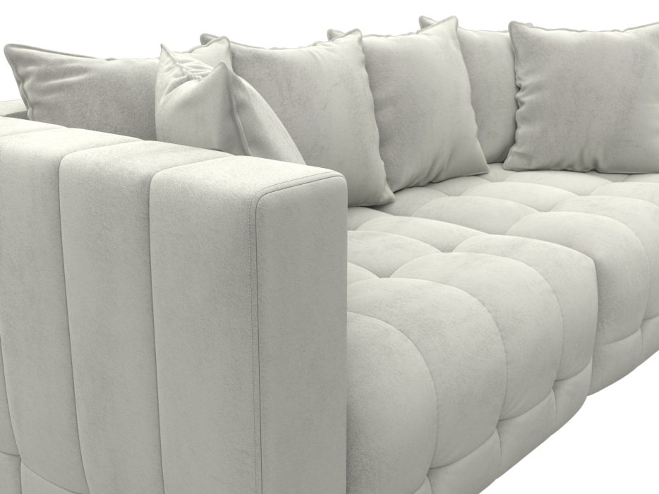 Дизайнерские диваны для гостиной, Диван прямой Лига-052 НПБ, велюр TOWER