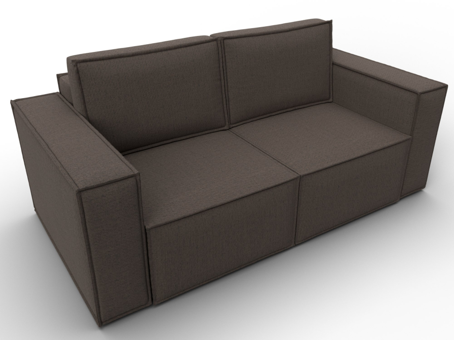 Диваны кровати со спальным местом, Диван прямой Куба мини, рогожка Амур