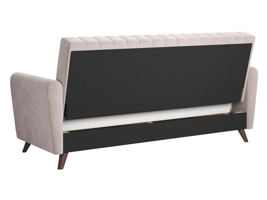 Диваны с ящиком для белья, Диван прямой Монако Велюр