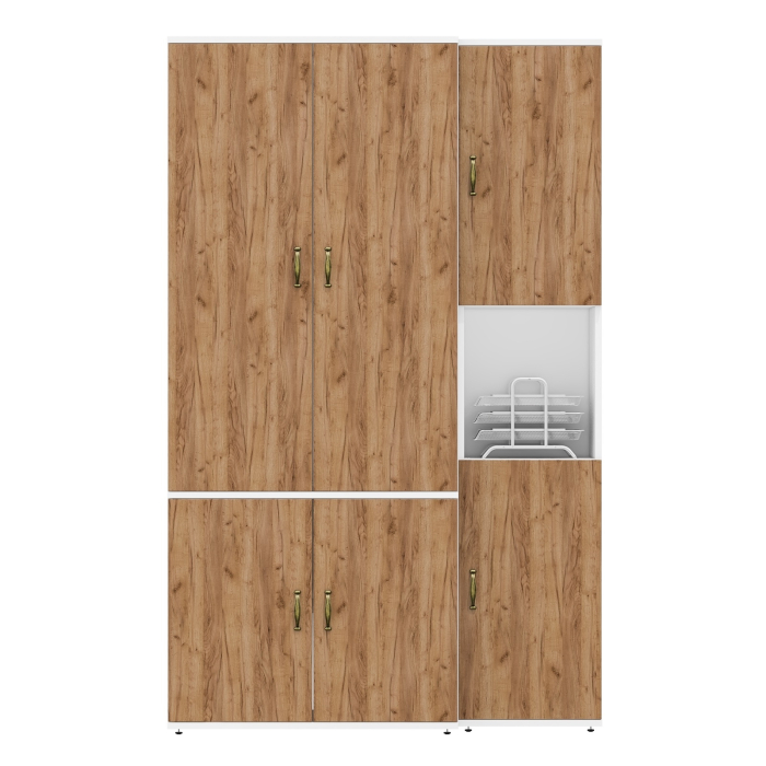 Для одежды, Шкаф для одежды широкий 20Б и пенал с нишей Лидер-8