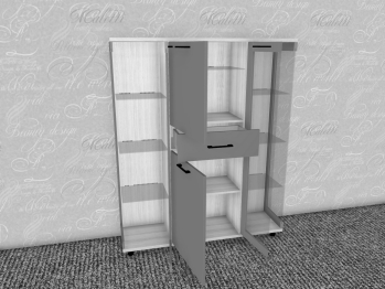 Модульная система Грейс Шкаф ШК-5080  Ясень Асахи