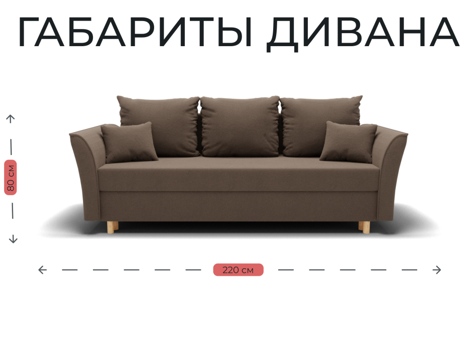 Диваны еврокнижки, Прямой диван Мелодия,НПБ,еврокнижка,велюр