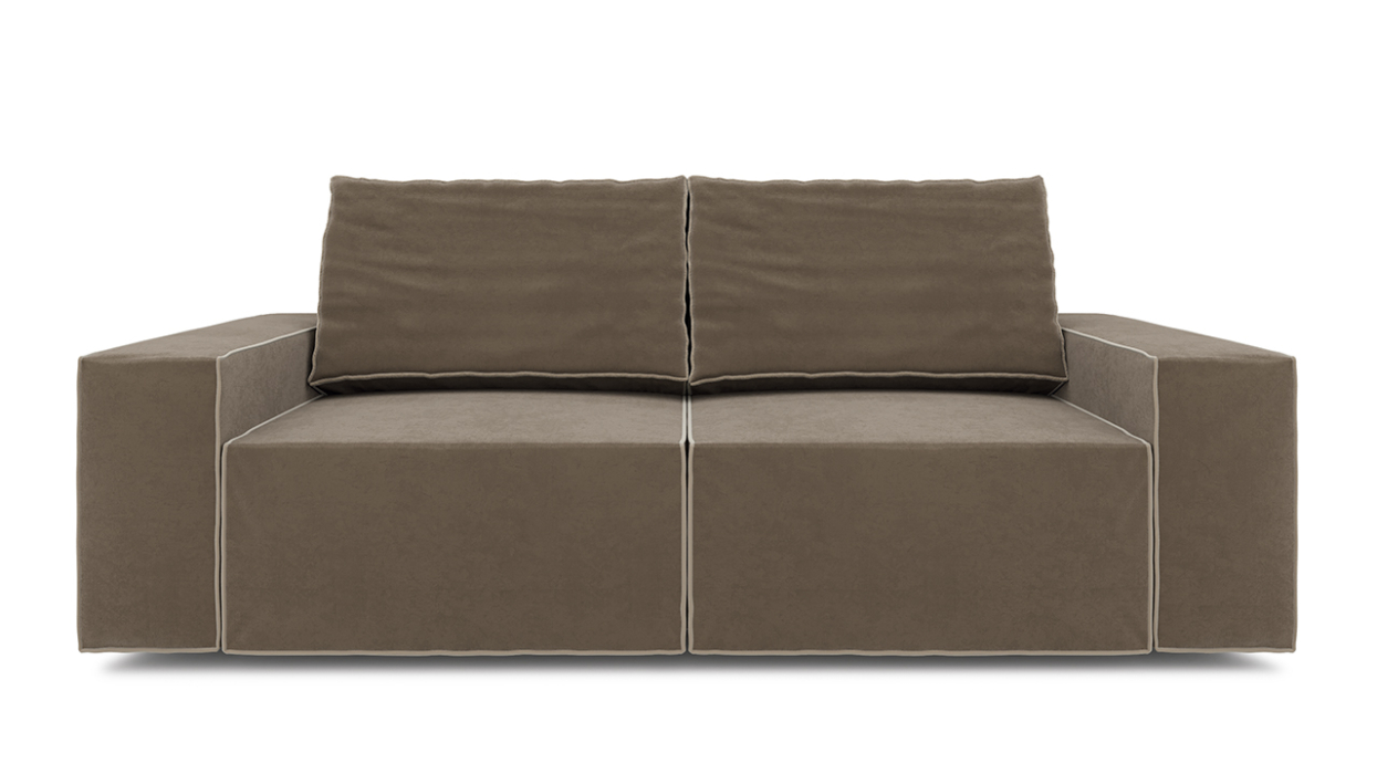 Большие диваны, Стенли Premium Диван прямой. Велюр Beauty.