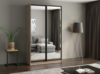 Шкаф купе 2-х дверный АЙСБЕРГ ЛОФТ 140 /зеркало