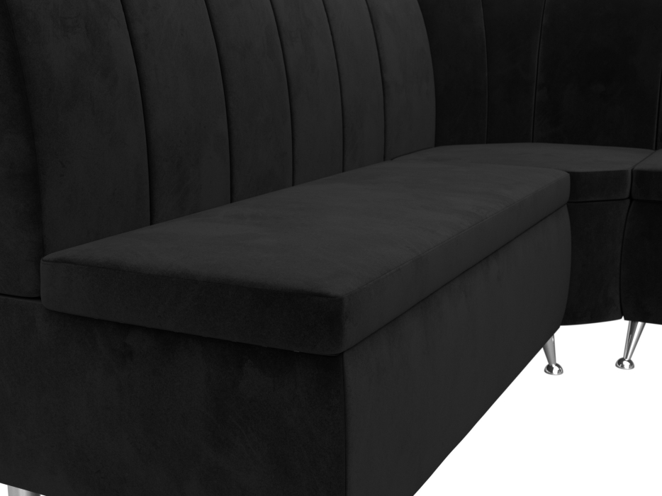 Диваны угловые кухонные, Диван кухонный угловой Кантри правый угол, велюр