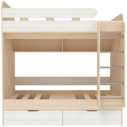 Двухъярусная кровать Юниор 5 80х190,  Дуб Молочный