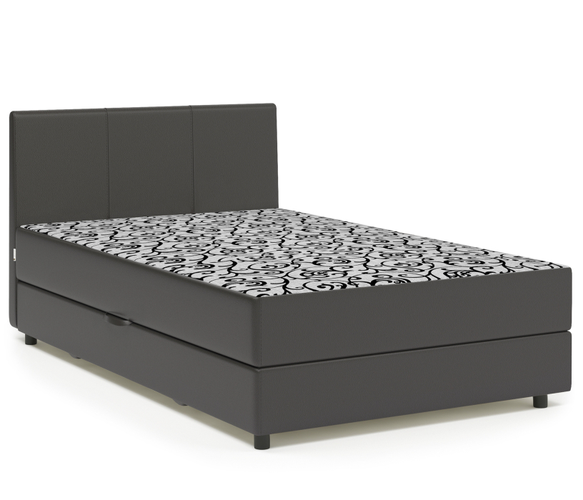 Мягкая кровать, Кровать тахта Классика 100 с подъемным механизмом, шенилл / экокожа