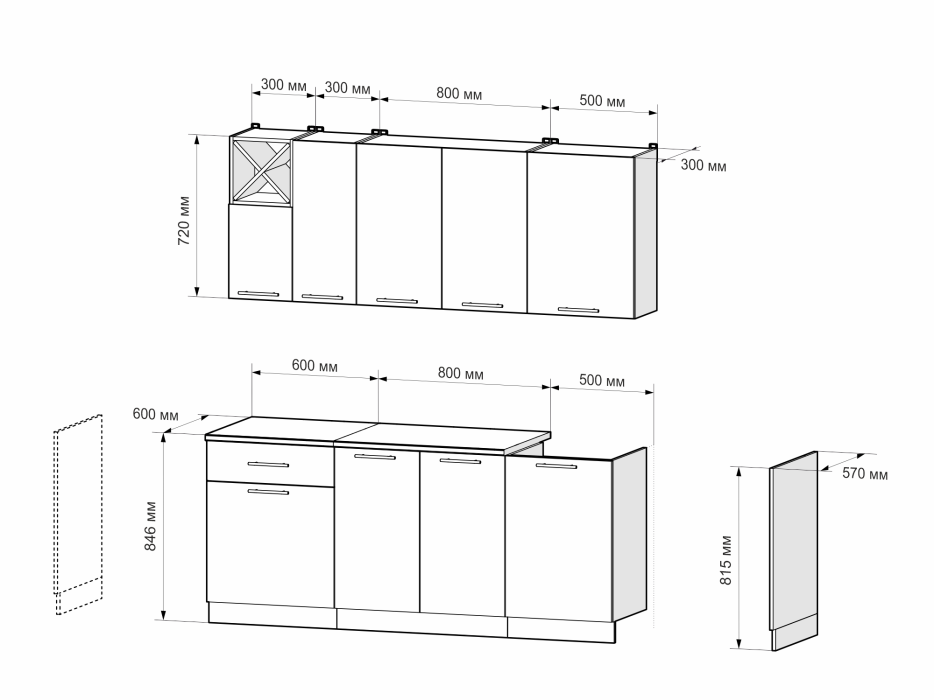 Кухонные гарнитуры, Кухня Милана