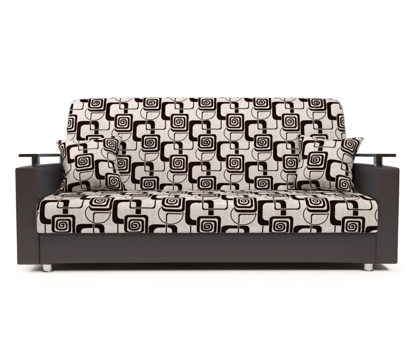 Диваны с ящиком для белья, Диван-книжка Мелодия ДП №2 120, шенилл/ экокожа