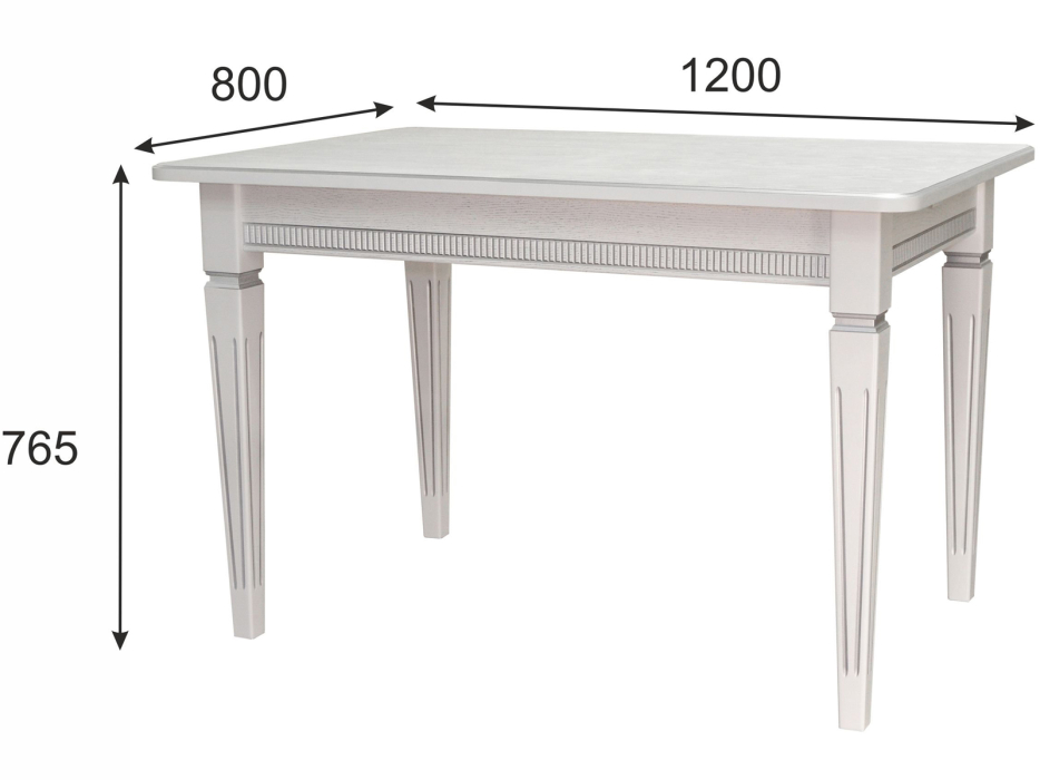 Обеденные столы, Стол обеденный Мебелик Васко В 89Н