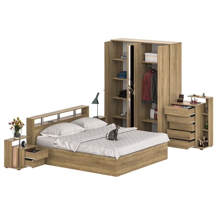 Спальные гарнитуры, Спальный гарнитур Камелия №4