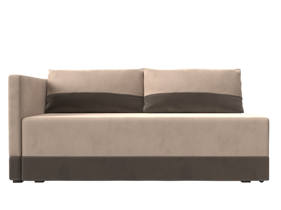 Кушетка диван, Кушетка Никас левая, велюр