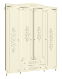 Шкаф четырехстворчатый Ассоль плюс АС-28