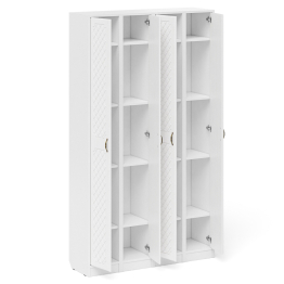 Пеналы для прихожей в общий коридор П-6 МДФ фрезеровка ромб