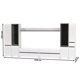 Мебель в гостиную корпусная Сидней комплектация № 112