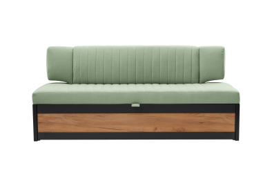 Прямой кухонный диван Парус 181 Дуб крафт золотой