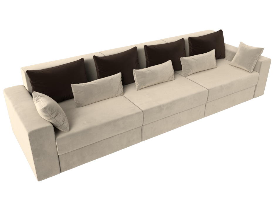 Офисные диваны, Диван прямой Майами Long, микровельвет