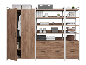 Гардеробная Urban Лофт 01 Белый