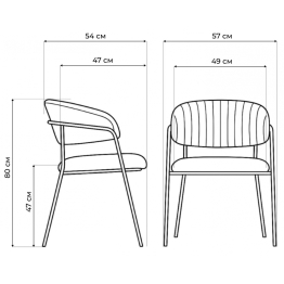 Стул Kamelia gold