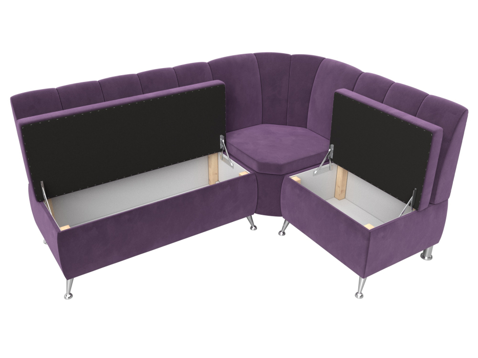 Диваны угловые кухонные, Диван кухонный угловой Кантри правый угол, микровельвет