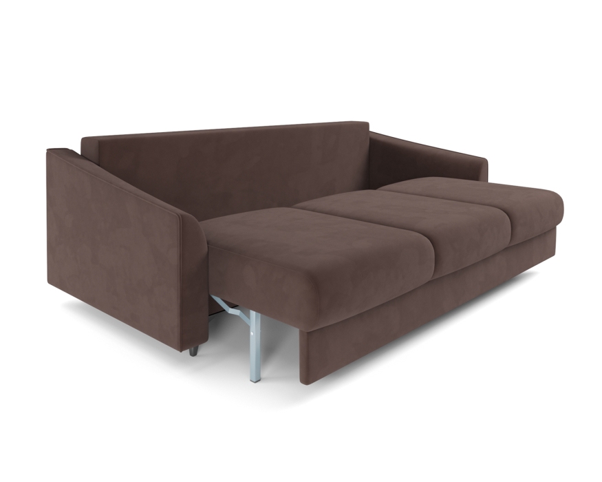 Диваны кровати со спальным местом, Диван прямой тик-так Уэльс (Велюр)