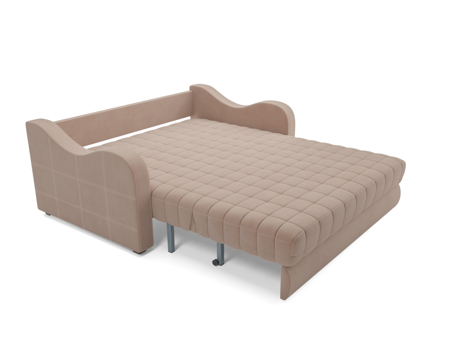 Диваны с ящиком для белья, Диван аккордеон Барон №4 НПБ 180х200 Велюр