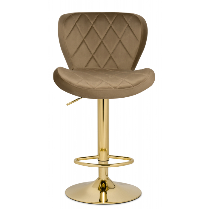 Стулья, Барный стул Porch golden(велюр)