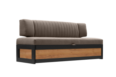 Прямой кухонный диван Парус 181 Дуб крафт золотой