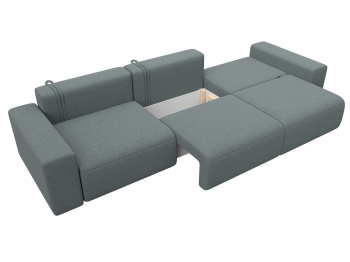 Диван прямой Лига-036 НПБ Классик Лонг, рогожка Амур