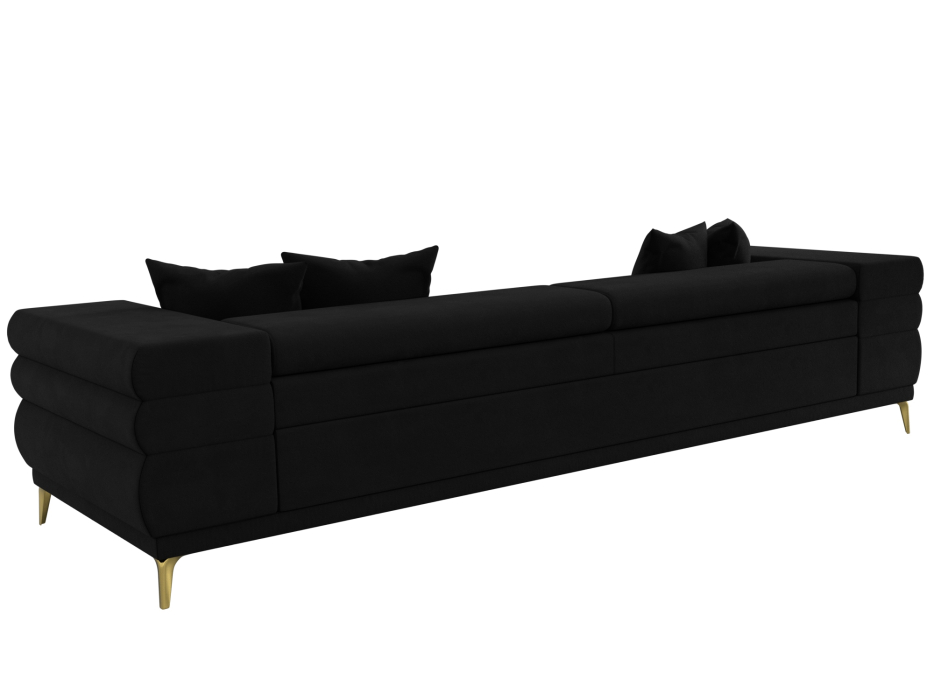 Дизайнерские диваны для гостиной, Прямой диван Лига-021, микровельвет