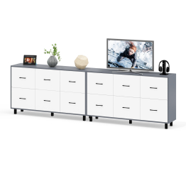 Два комода-тумбы с ящиками и на ножках РВК 127-1504