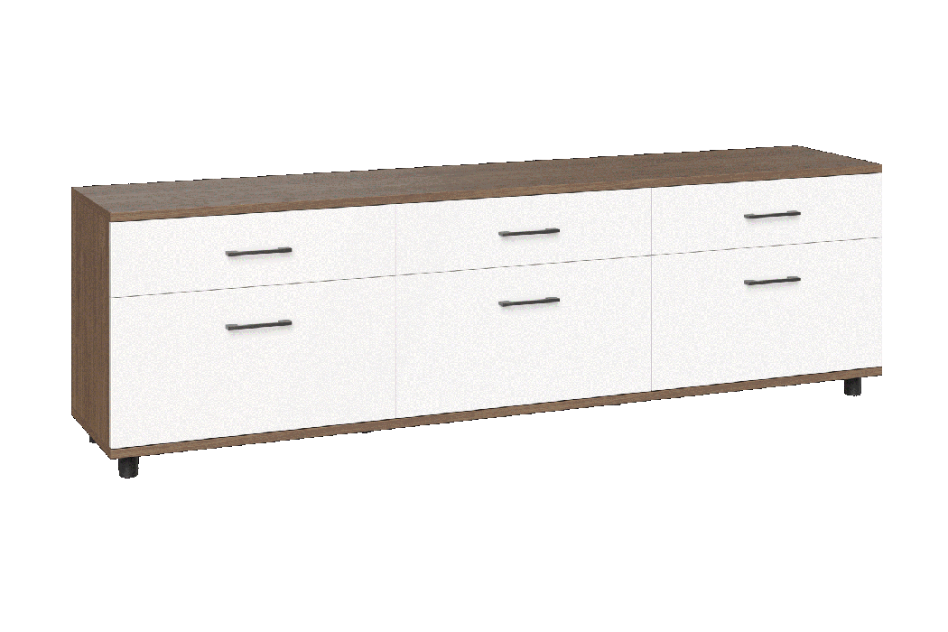 ТВ-тумбы, Модульная система Грейс Тумба ТБ-5027  Гикори Джексон Темный