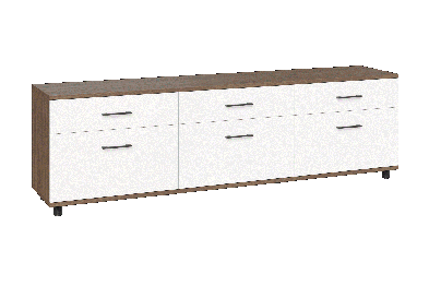 Модульная система Грейс Тумба ТБ-5027  Гикори Джексон Темный