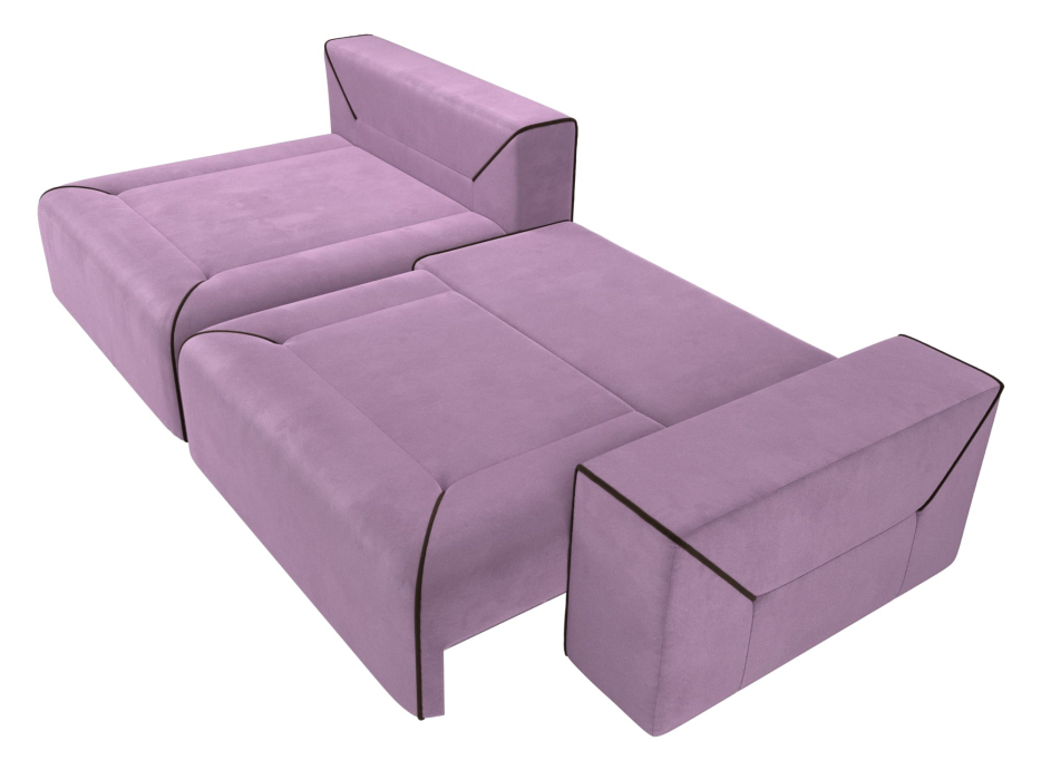 Диваны угловые в гостиную, Диван угловой Кёльн, микровельвет, левый угол