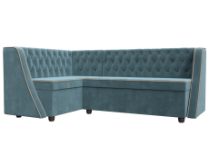 Диваны угловые кухонные, Кухонный угловой диван Лофт левый угол, велюр