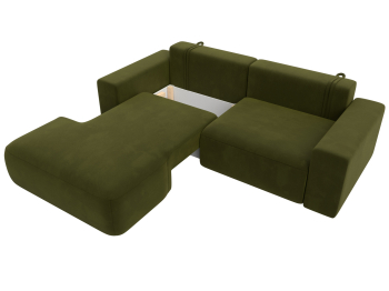 Диван угловой Лига-036 Классик левый угол, микровельвет