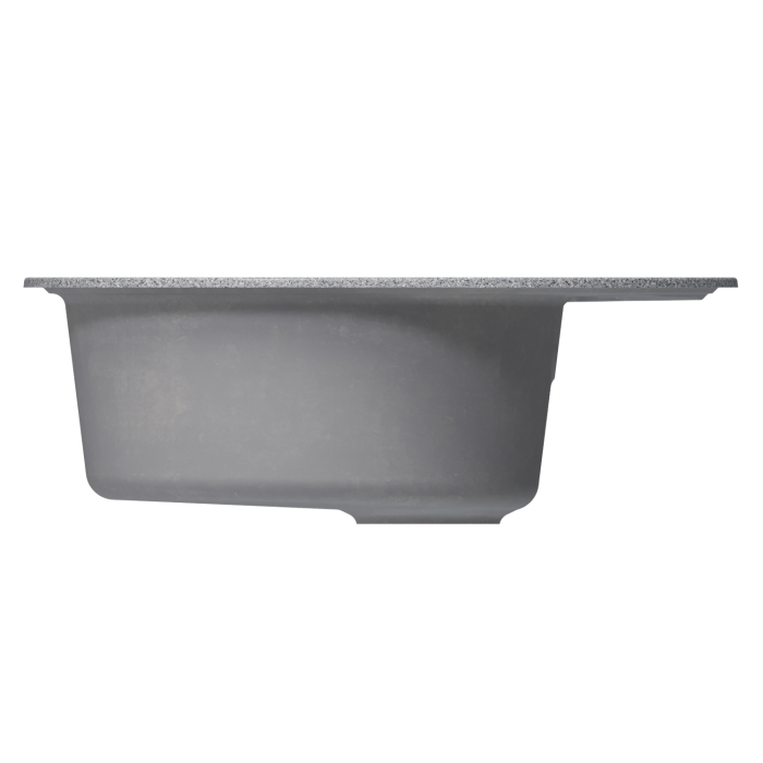 Кухонные мойки, Мойка ML-GM17 овальная с крылом, 580*470*180мм NEW*