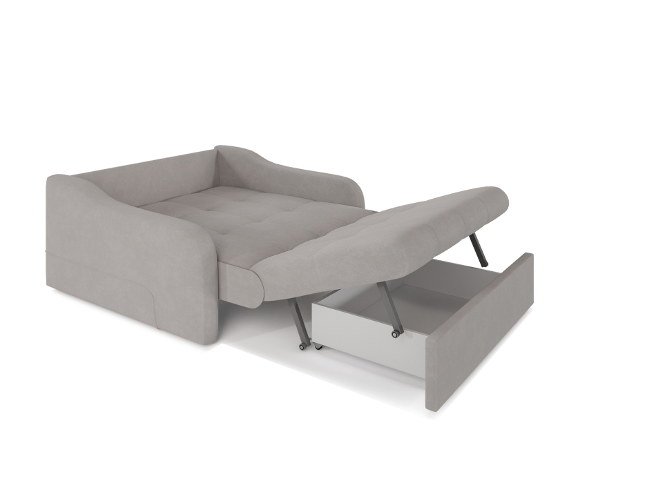 Диваны кровати со спальным местом, Диван прямой аккордеон Лидер ППУ 155*200