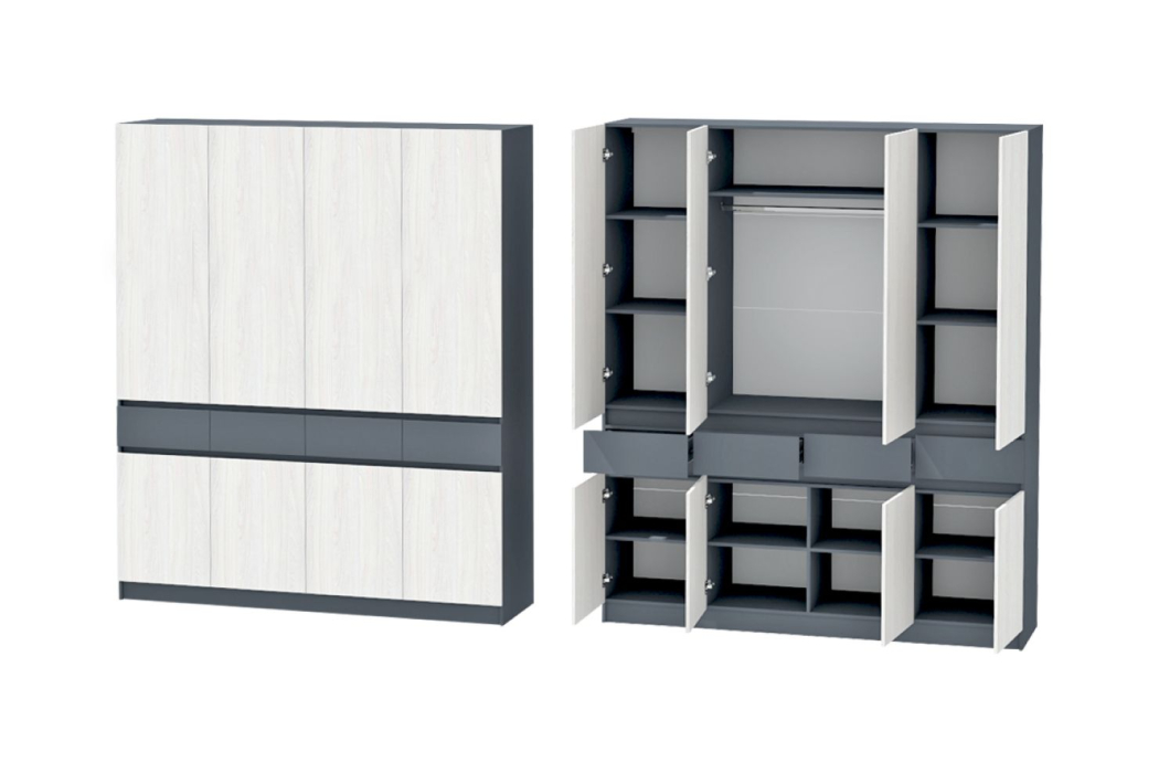 В спальню, Шкаф 4-х створчатый Иннэс 10