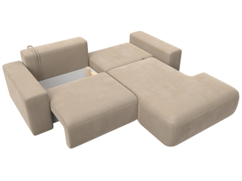 Диван угловой Лига-036 Классик правый угол, велюр